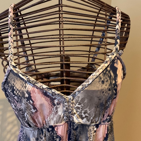 Reptile Patterned Maxi Dress - Picture 3 of 5